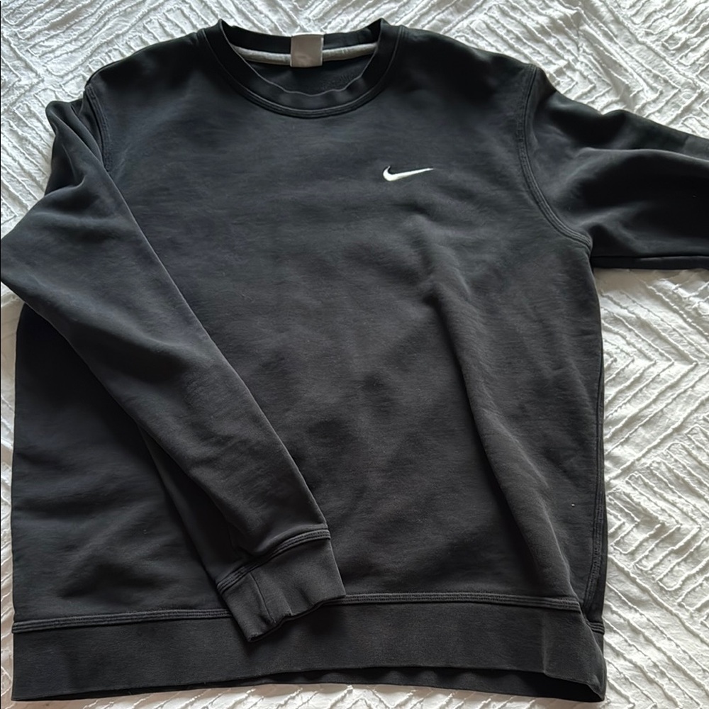 Nike Men's Charcoal Crewneck Sweater